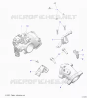 ENGINE, CUERPO DE MARIPOSA AND FUEL RAIL