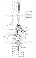 CARBURADOR LITE GT 0953133 and  EUROPEAN LITE GT E953133 (4928922892C007)