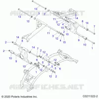 SUSPENSION TRASERA CONTROL ARM MOUNTING