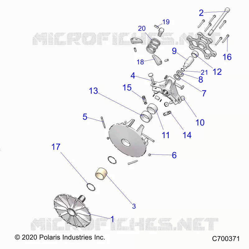 TREN, PRIMARY CLUTCH