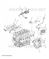 ENGINE, COLECTORS, AND FUEL RELATED PARTS
