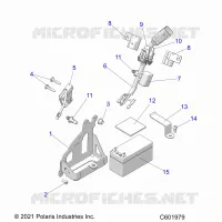 ELECTRICA, BATTERY, MANUAL START POWER UP COMPONENTS