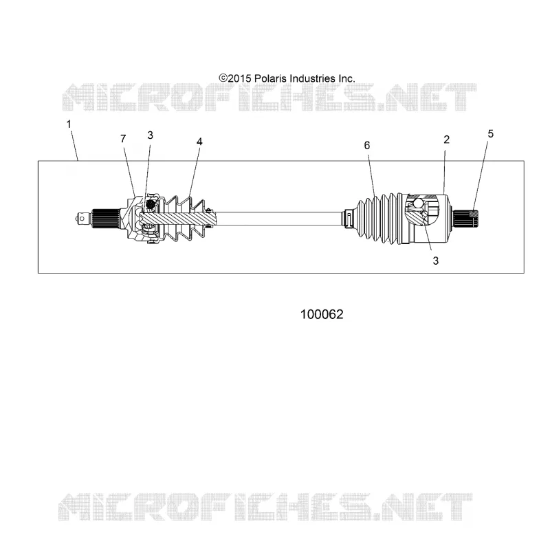 TREN, DRIVE SHAFT, FRONT