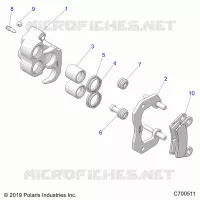 BRAKES, PINZA TRASERA