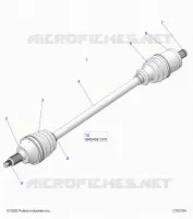 TREN, FRONT HALF SHAFT