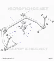 SUSPENSION, FRONT, BARRA ESTABILIZADORA