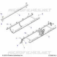 CHASSIS, ASIENTO SUPPORTS