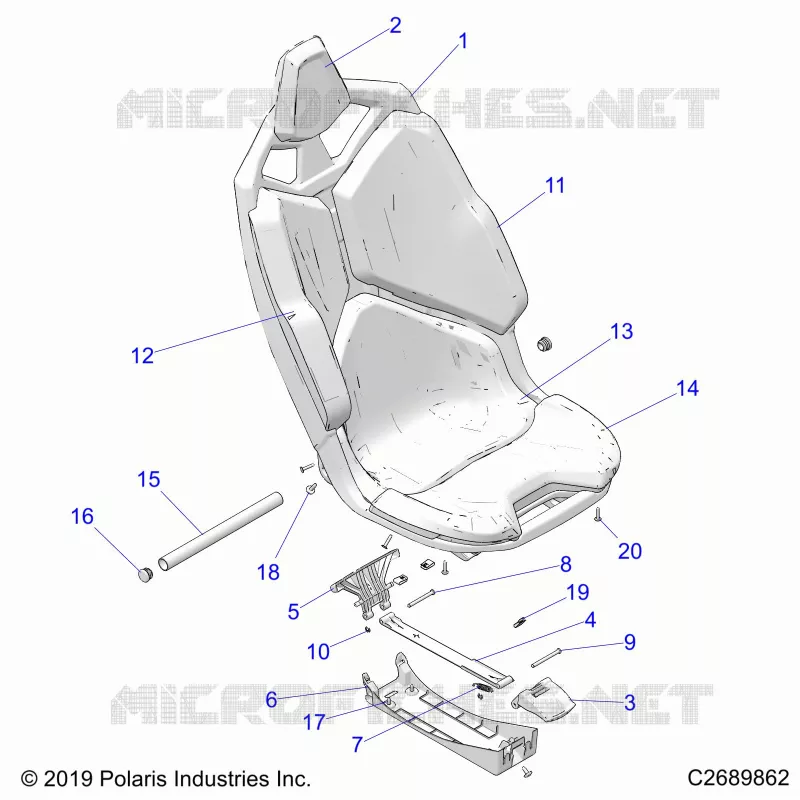 ASIENTO ASM.,FRONT
