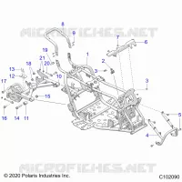 CHASSIS, BASTIDOR ASM AND SWINGARM