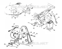ELECTRICA/LUZ DE LA COLA ASSEMBLY 4X4 300 W958130 (4930183018C010)