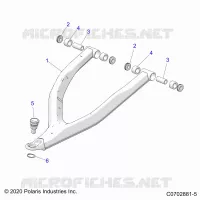 SUSPENSIÃ“N DELANTERA CONTROL ARM UPPER