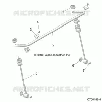 SUSPENSION, FRONT, BARRA ESTABILIZADORA