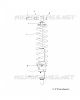 SUSPENSION, CHOQUE, REAR TRACK (7043994)