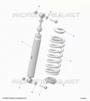 SUSPENSION, CHOQUE FRONTAL MOUNTING