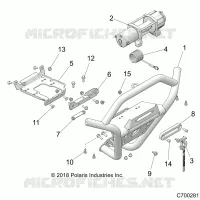 PARACHOQUES DELANTERO, W/WINCH