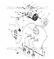 MAGNETO ASSEMBLY 600 XCR 0951676 (4929132913D001)
