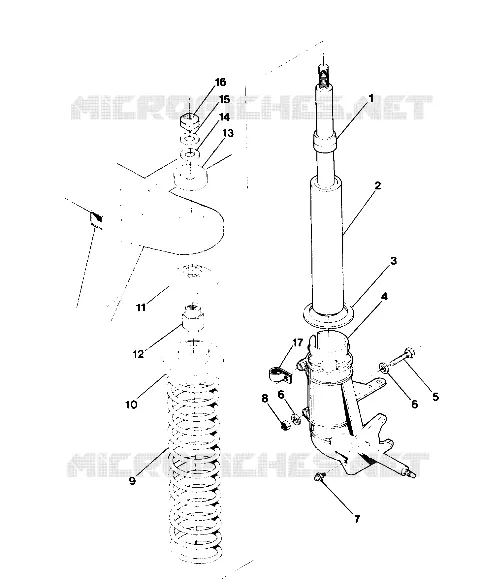 PUNTAL MONTAJE DELANTERA BIG BOSS 4X6 (4919801980010A)