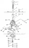 CARBURADOR WIDETRAK GT 0972061 AND EUROPEAN WIDETRAK GT E972061 (4938173817C008)