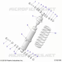 SUSPENSION, CHOQUE FRONTAL