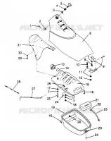 FRENTE COMPARTIMIENTO DE ALMACENAMIENTO SL 700 B964066 and  Intl. SL 700 I964066 (4935633563A008)