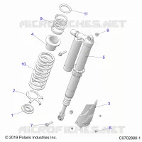 SUSPENSION TRASERA SHOCK MOUNTING