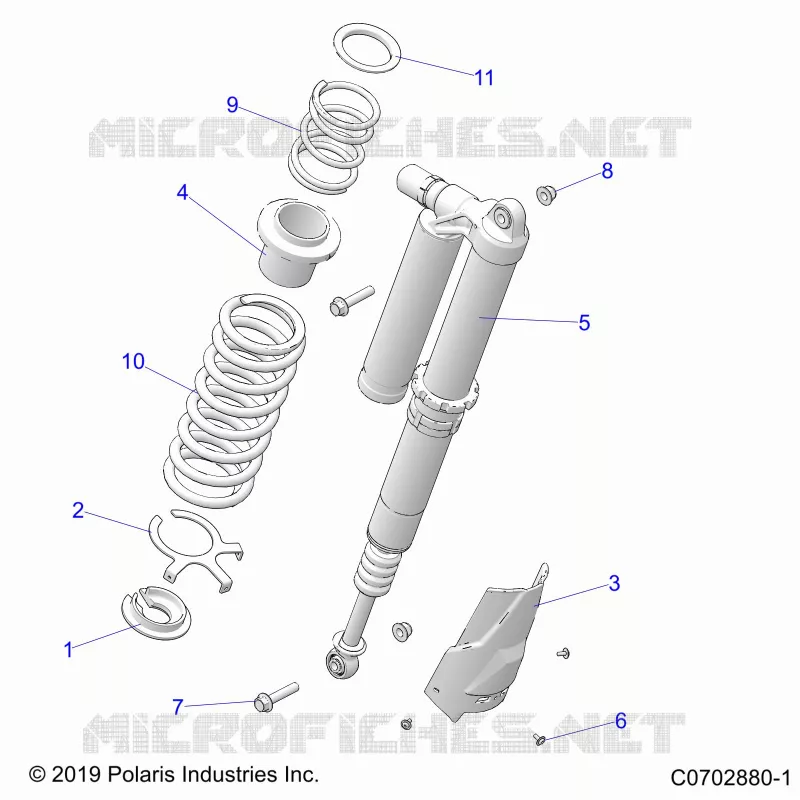 SUSPENSION TRASERA SHOCK MOUNTING