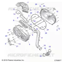 TREN, CLUTCH COVER AND DUCTING