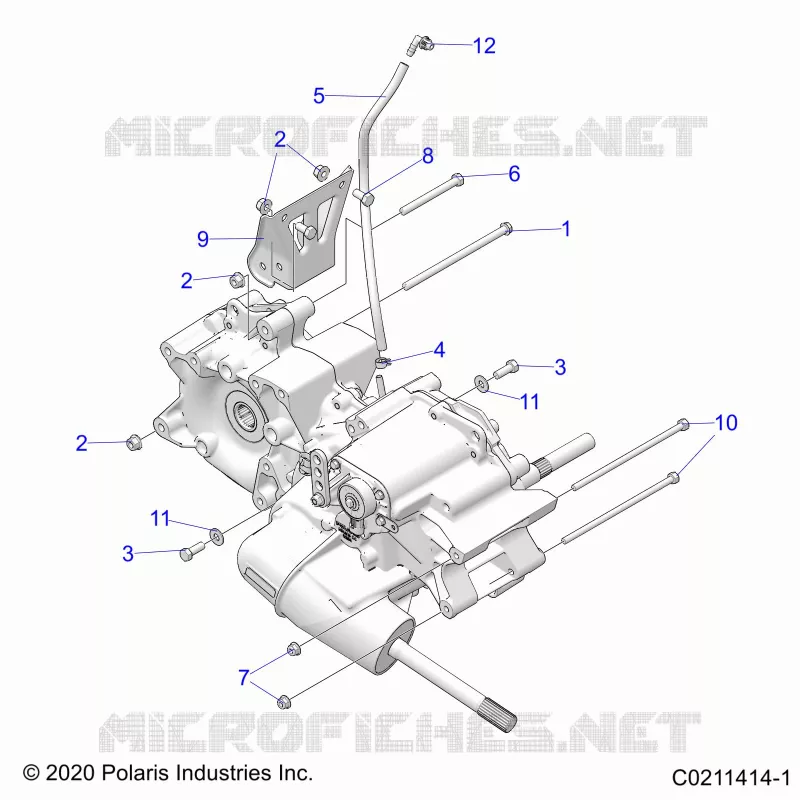 TREN, MAIN GEARCASE MOUNTING
