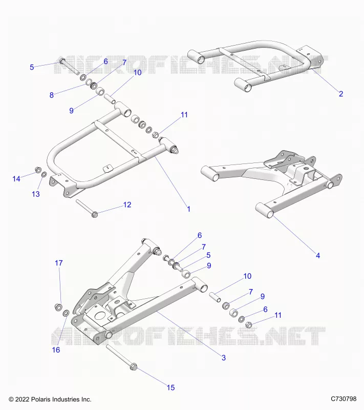 SUSPENSION TRASERA CONTROL ARMS