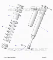 SUSPENSION, CHOQUE FRONTAL MOUNTING, DELUXE