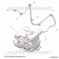 TREN, FRONT GEARCASE MOUNTING