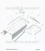 PARACHOQUE, REAR, SNOWFLAP AND TAILLIGHT COVER