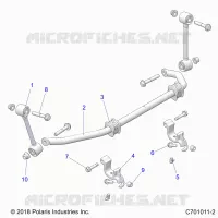 SUSPENSION, FRONT BARRA ESTABILIZADORA- G21G4D99AW/BW (C701011-2)