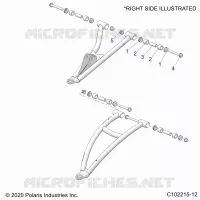 SUSPENSIÃ“N DELANTERA A-ARM, MOUNTING