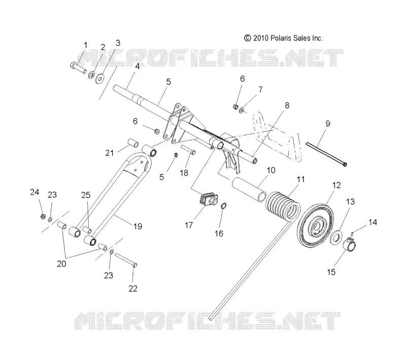 SUSPENSION, TRASERO ARM PAR