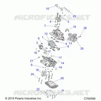 ENGINE, CRANKCASE AND CIGUEÑAL