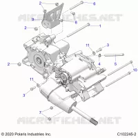 TREN, MAIN GEARCASE MOUNTING