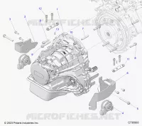 TREN, TRANSMISSION MOUNTING