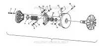 Embrague ASSEMBLY 2X4 300 W957530 (4930053005B011)