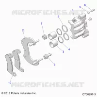BRAKES, PINZA TRASERA