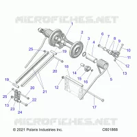 SUSPENSION, TRASERO ARM PAR