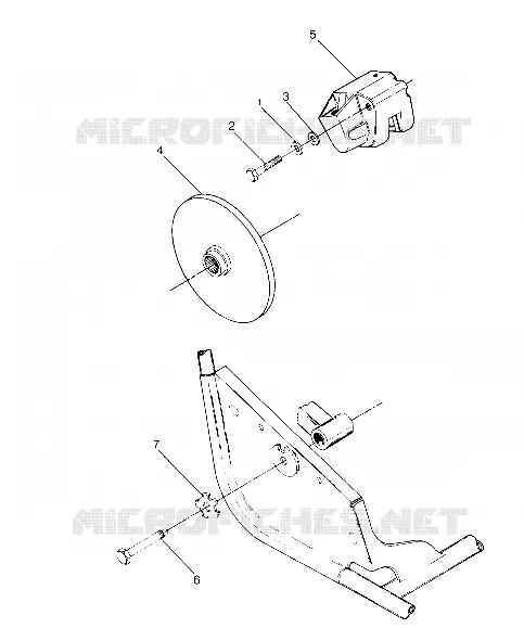 RIGHT HAND GEARCASE   FRENO MOUNTING   1988 2X4 UPDATE