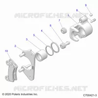BRAKES, PINZA TRASERA