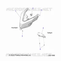 ELECTRICA, HEADLIGHT AND TAILLIGHT