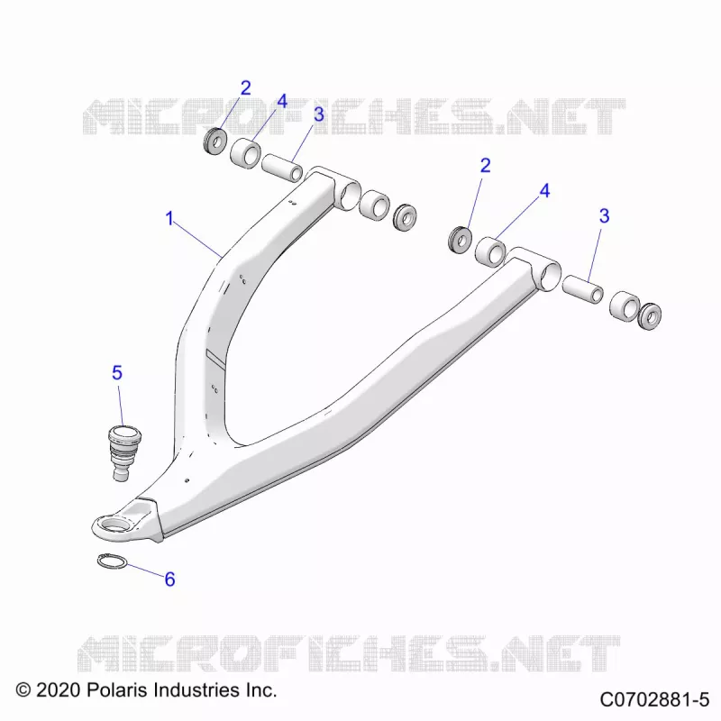 SUSPENSIÃ“N DELANTERA CONTROL ARMS UPPER