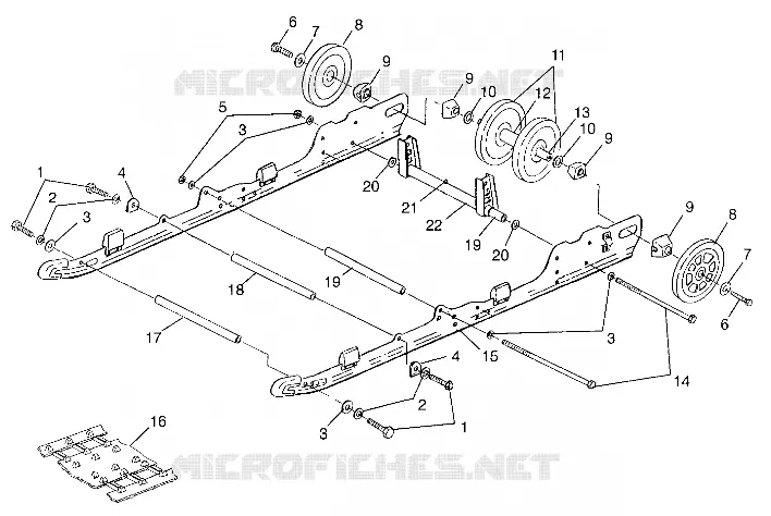 SUSPENSIÓN 700 XC 0981766 AND EUROPEAN 700 XC E981766 (4944154415B012)