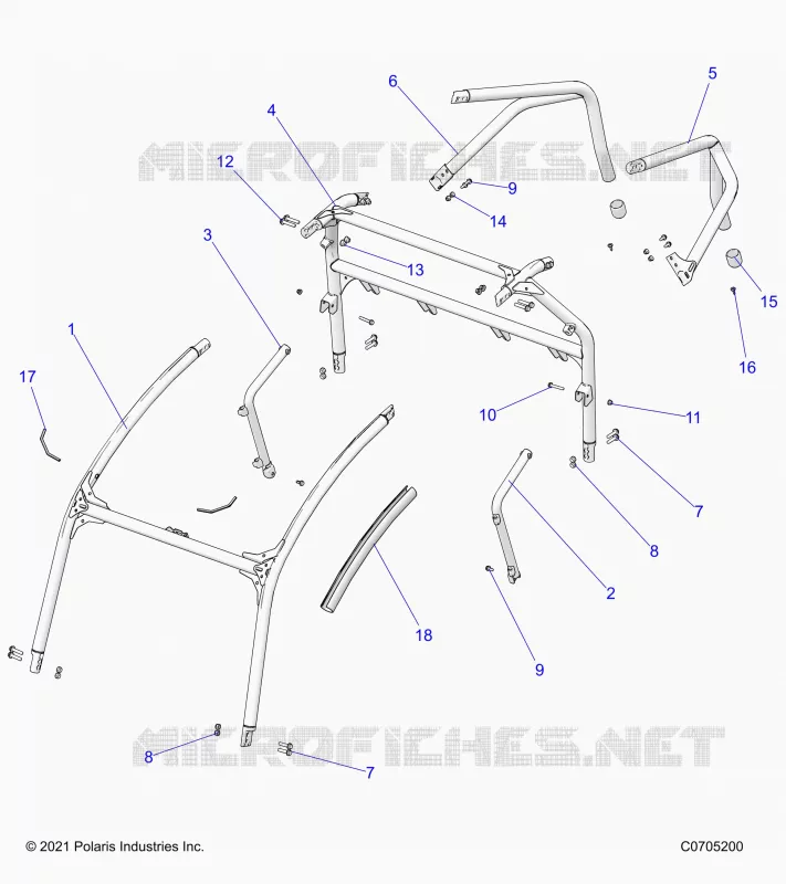 CHASSIS, CAB BASTIDOR