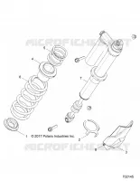 SUSPENSION TRASERA SHOCK MOUNTING