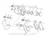 MONTAJE DE FRENO DELANTERA Sportsman 4X4 / W938039 (4926382638016A)