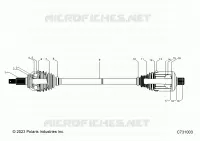 TREN, REAR HALF SHAFT